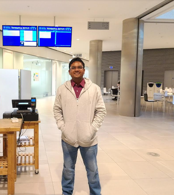 Arrival at the Mathematical Institute